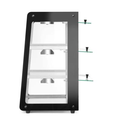 Vyhřívaná pultová expozice, HENDI, Černá, 230V/500W, 472x447x(H)775mm | 273760